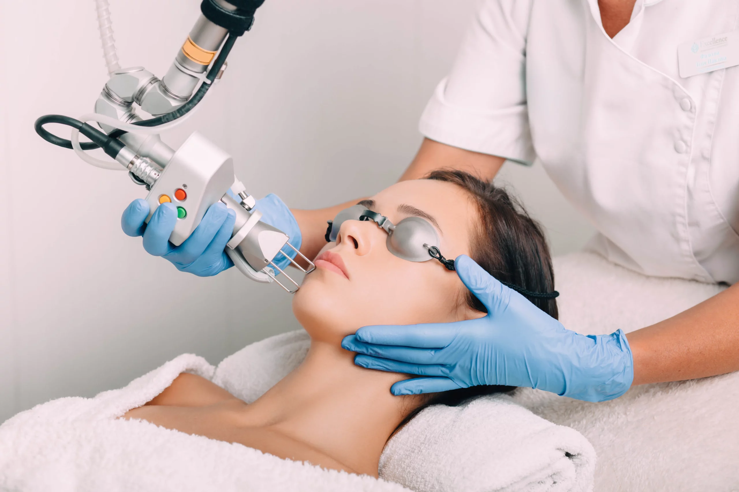 Young Woman Getting a CO2 Laser Treatment​ in Beverly Hills, CA | Maven Medispa