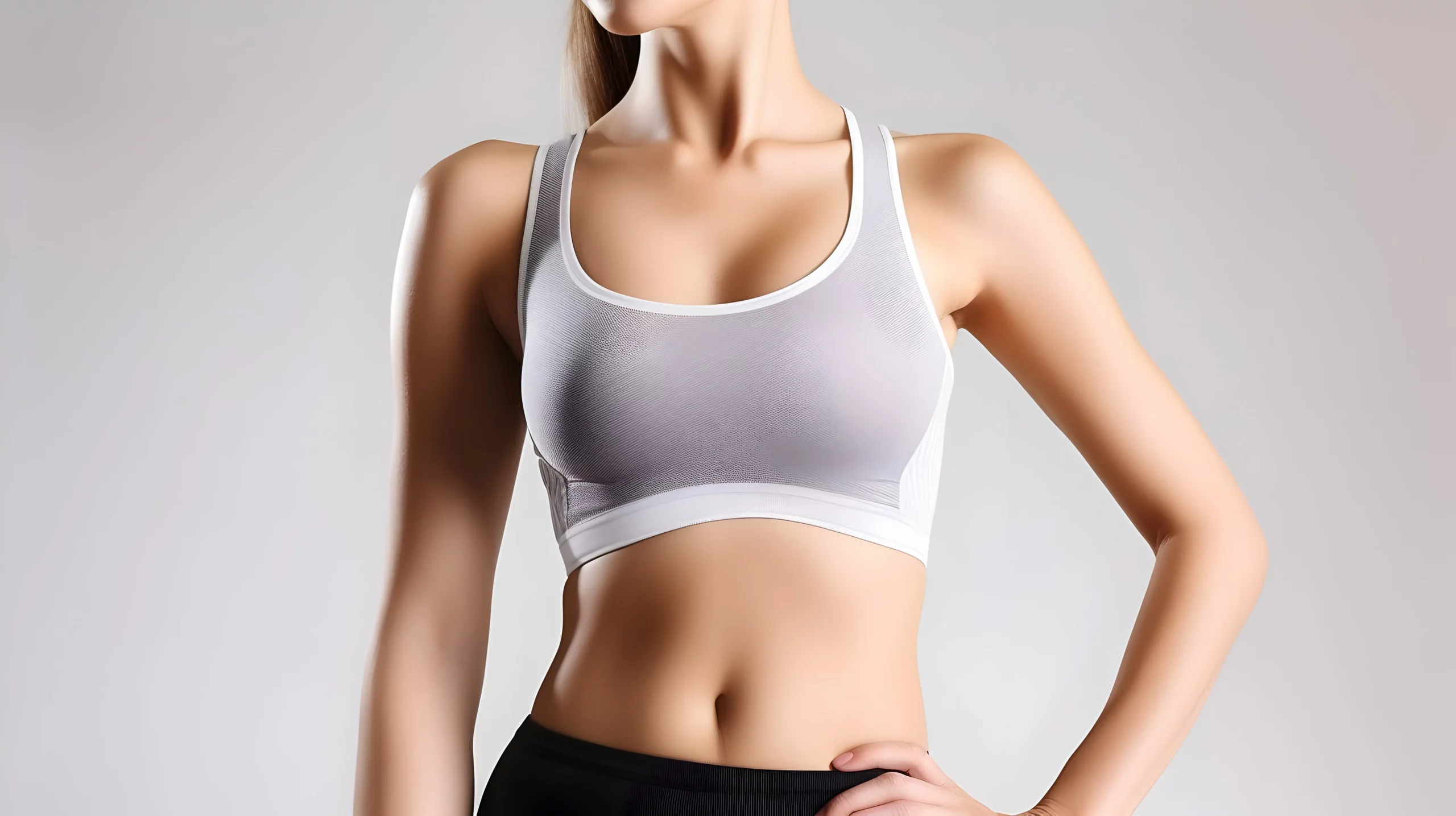 Portrait of a young woman wearing a white sports garment in Beverly Hills, CA | Maven Medispa